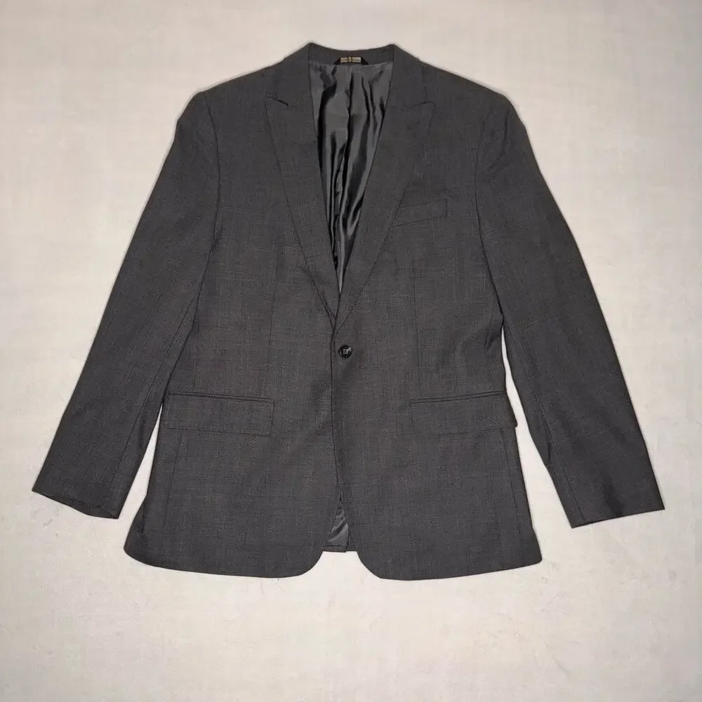 Banana Republic Men 44 R Gray Blazer